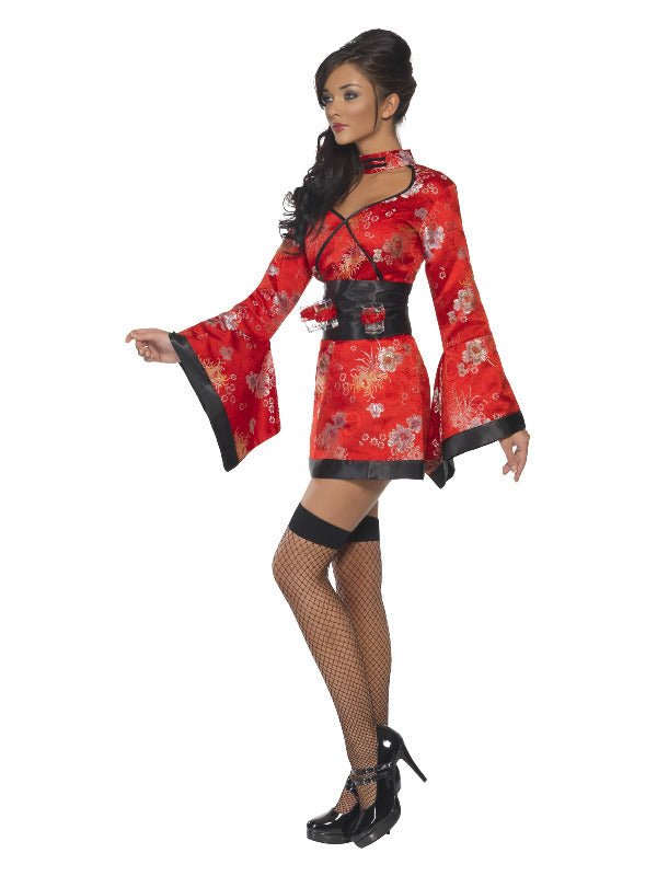 Vodka Geisha Costume, Red - Adult Weekender