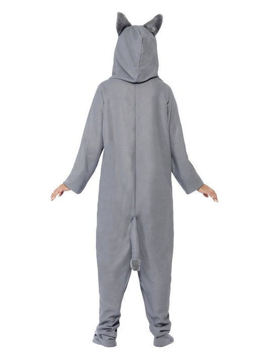 Wolf Costume, Grey - Adult Weekender