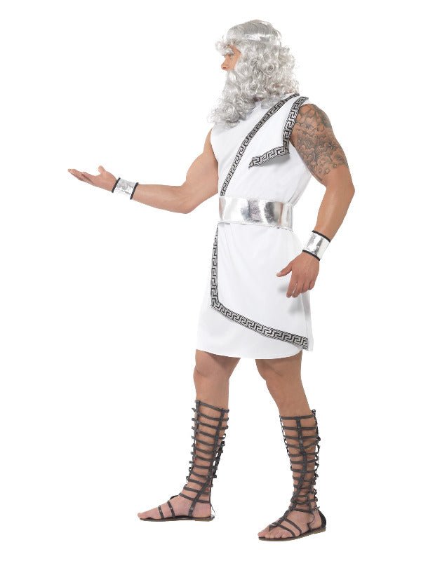 Zeus Costume, White - Adult Weekender
