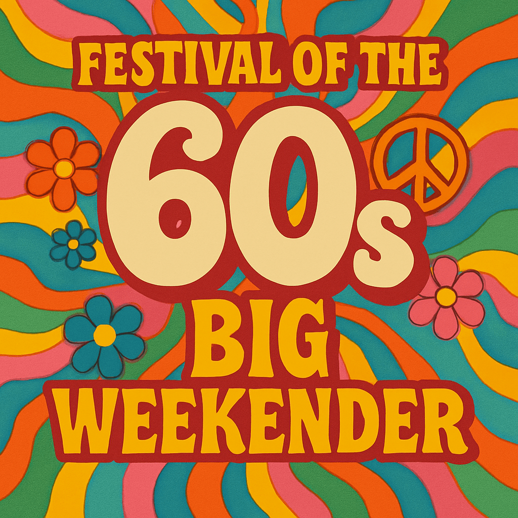 Festival of the 60s Big Weekender – Personalised T-Shirts, Hoodies & Fancy Dress - Adult Weekender