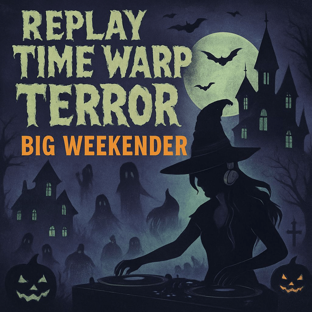 Replay: Time Warp Terror Big Weekender – Personalised T-Shirts, Hoodies & Fancy Dress - Adult Weekender