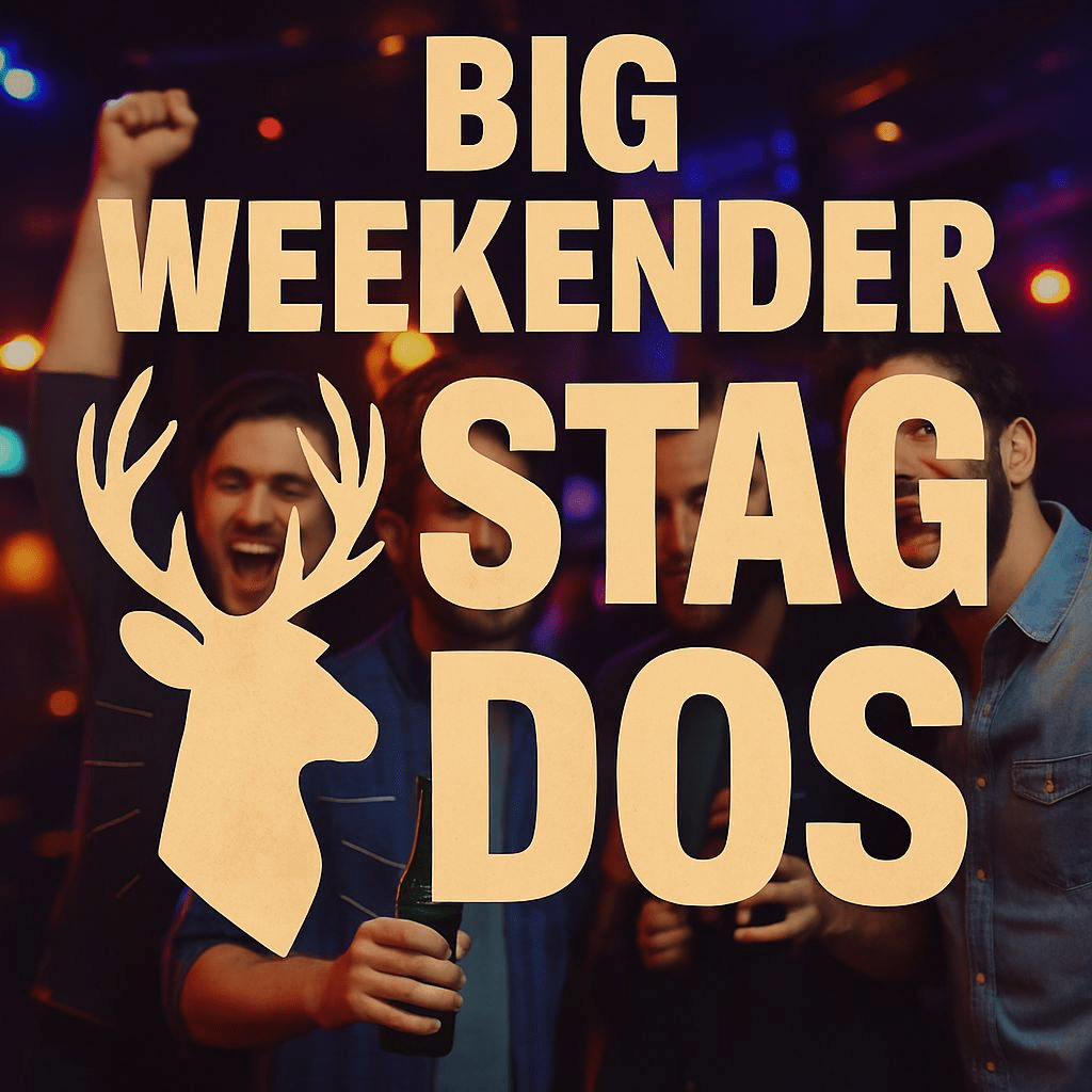 Stag Do T-Shirts, Hoodies & Fancy Dress – Personalised for Your Last Big Blowout - Adult Weekender