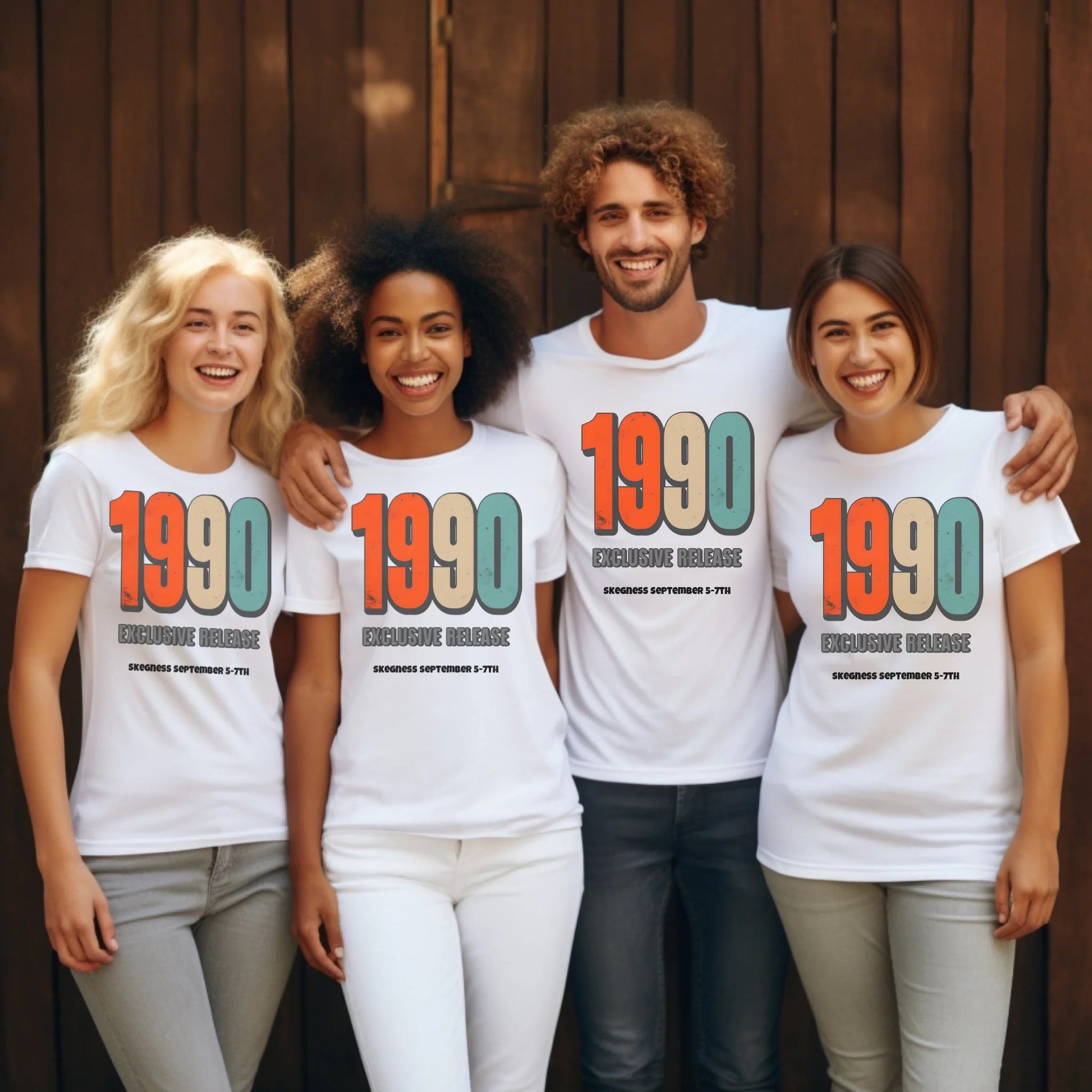 1990 Exclusive Release - Adult Weekender Front and Back Personalised Unisex Heavy T-Shirt - 90s - Adult Weekender
