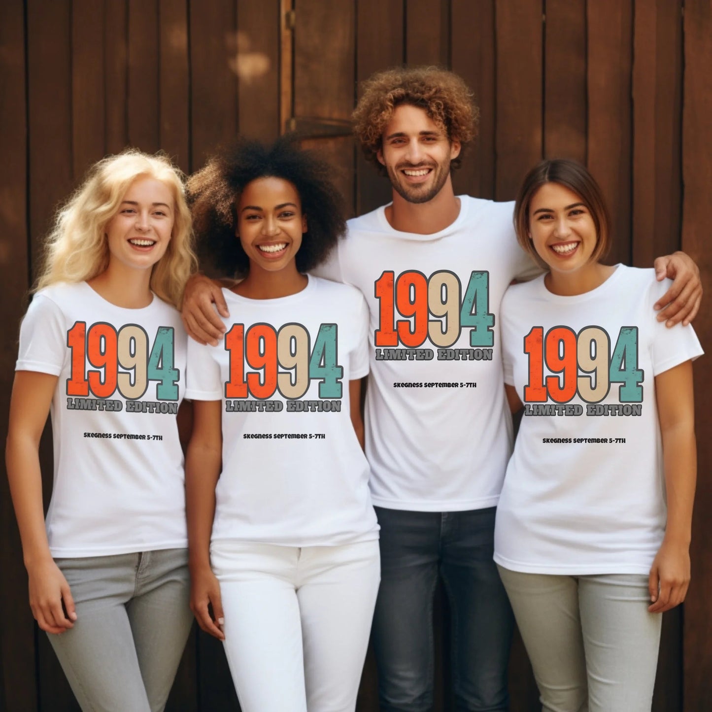 1994 Limited Edition - Adult Weekender Front and Back Personalised Unisex Heavy T-Shirt - 90s - Adult Weekender