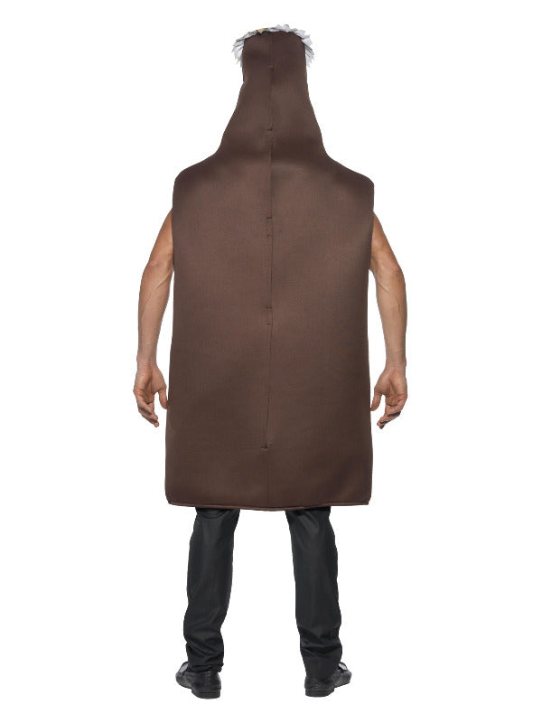 Studmeister Beer Bottle Costume, Brown – Back