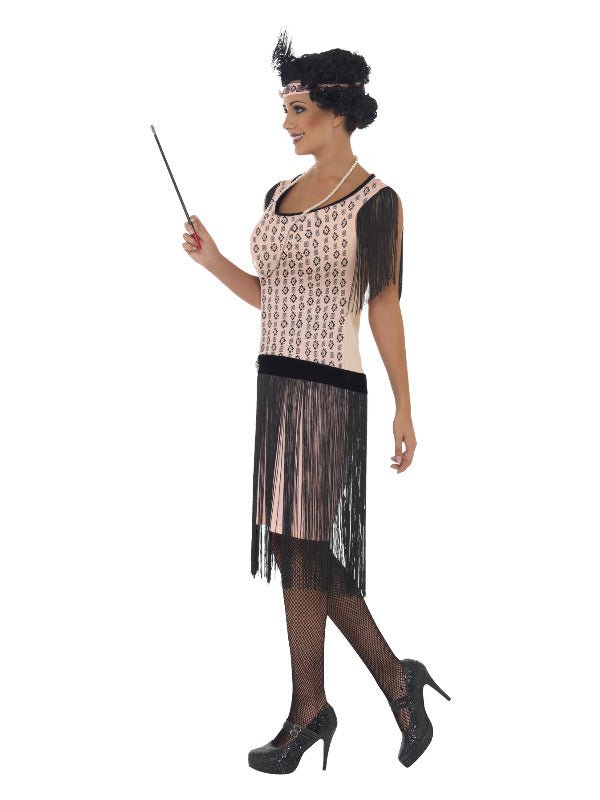 20s Coco Flapper Costume, Pink - Adult Weekender