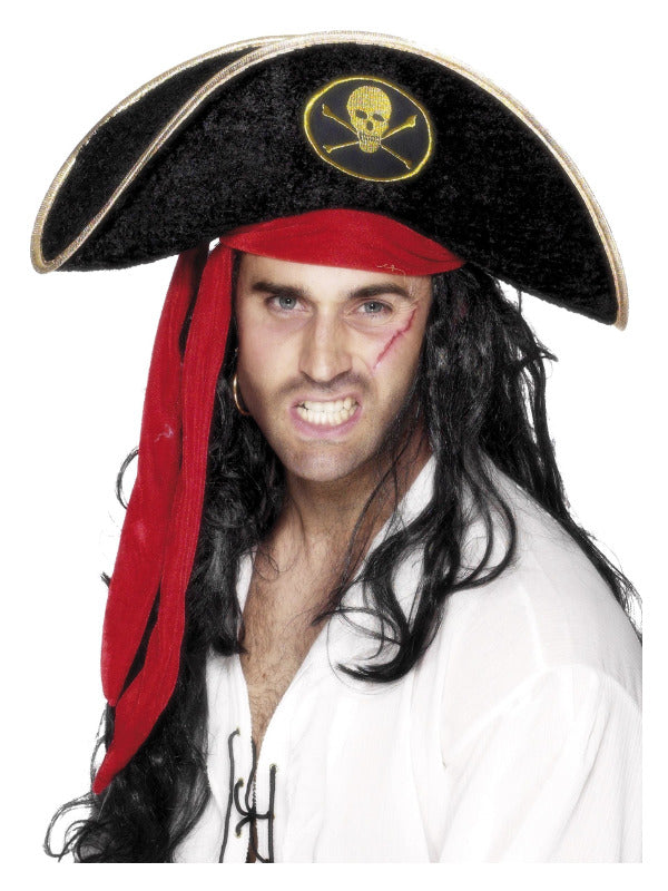 Pirate Hat, Black – Front