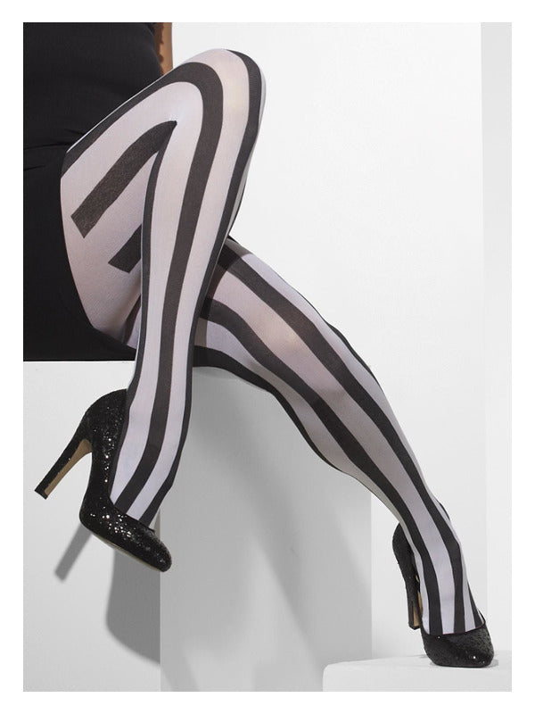 Opaque Tights, Black &amp; White