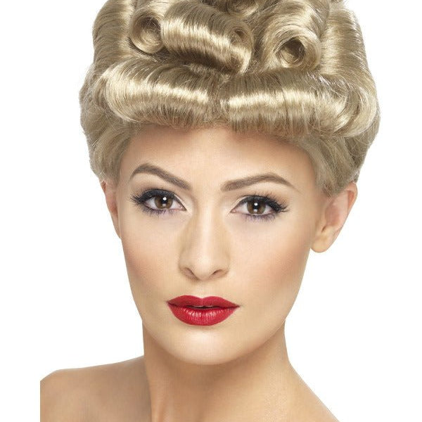 40s Vintage Wig, Blonde - Adult Weekender
