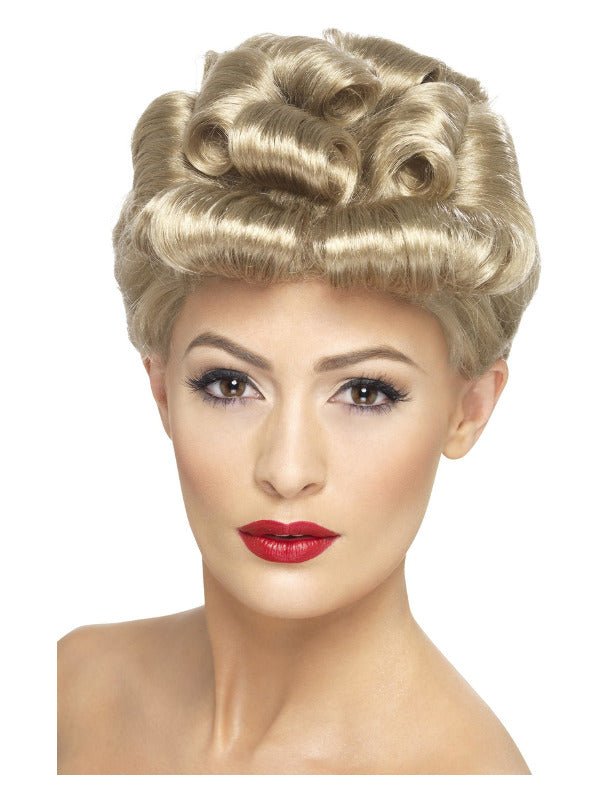 40s Vintage Wig, Blonde - Adult Weekender