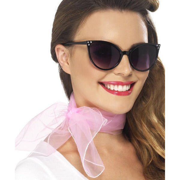 50s Neck Scarf, Pink - Adult Weekender