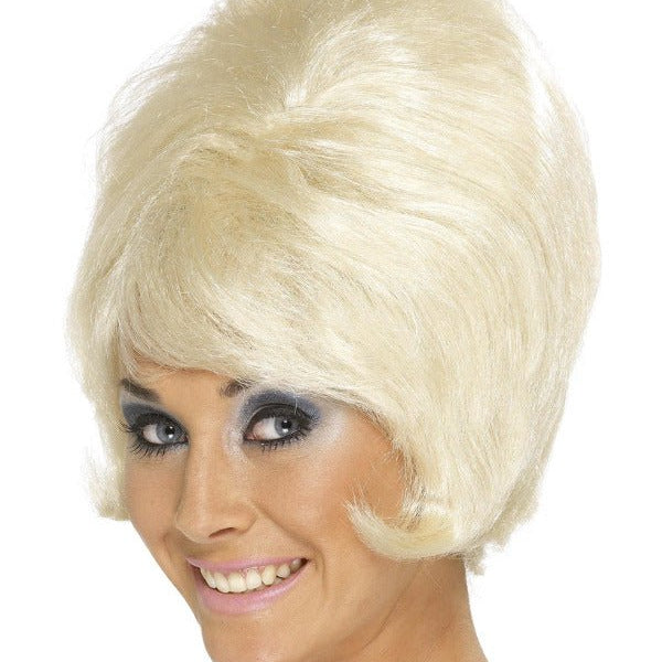 60s Beehive Wig, Blonde - Adult Weekender