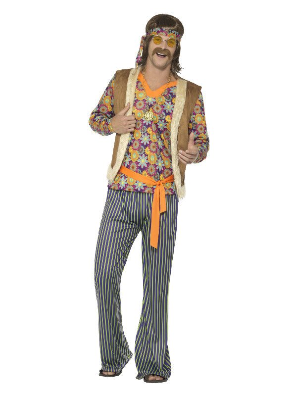 60s Singer Costume, Male, Multi - Coloured - Adult Weekender