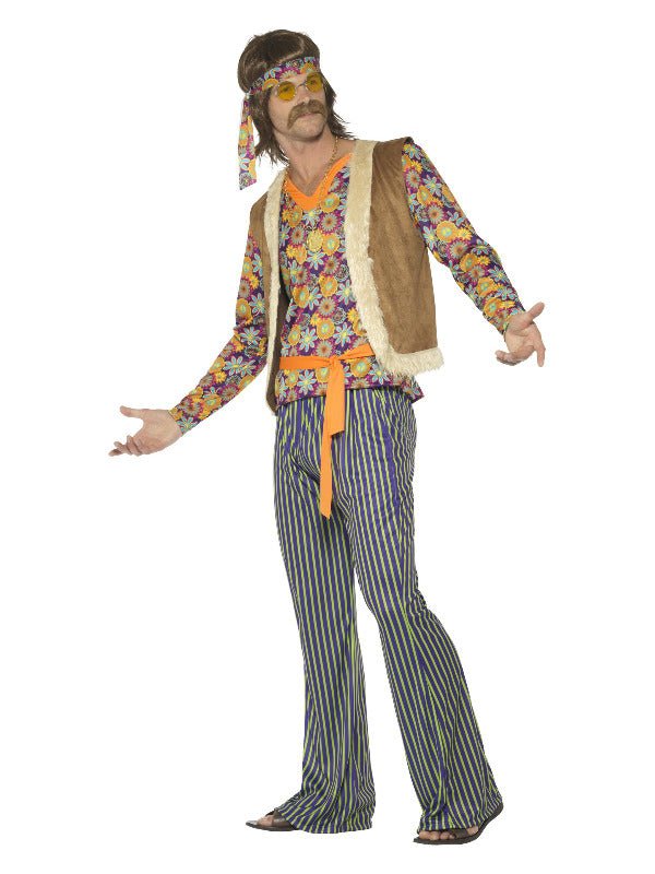 60s Singer Costume, Male, Multi - Coloured - Adult Weekender