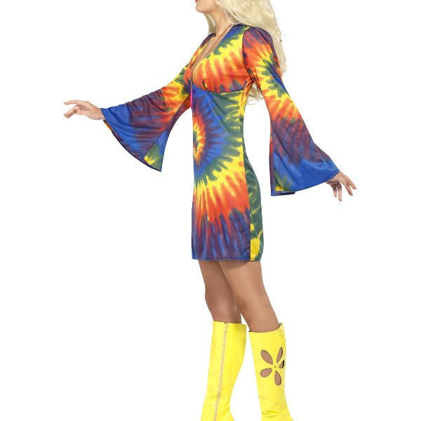 60s Tie Dye Costume, Psychedelic - Adult Weekender