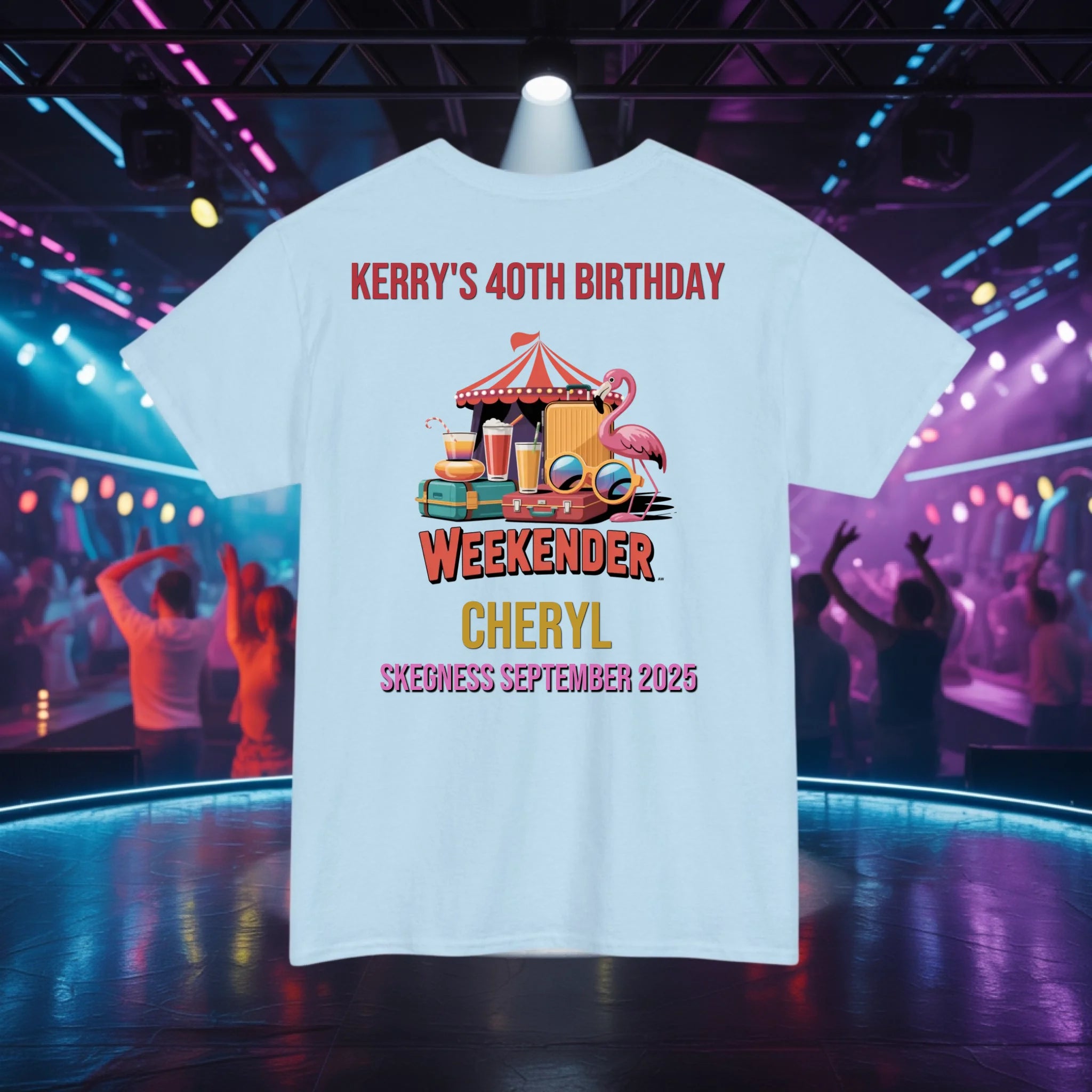 Light Blue T-Shirt Back