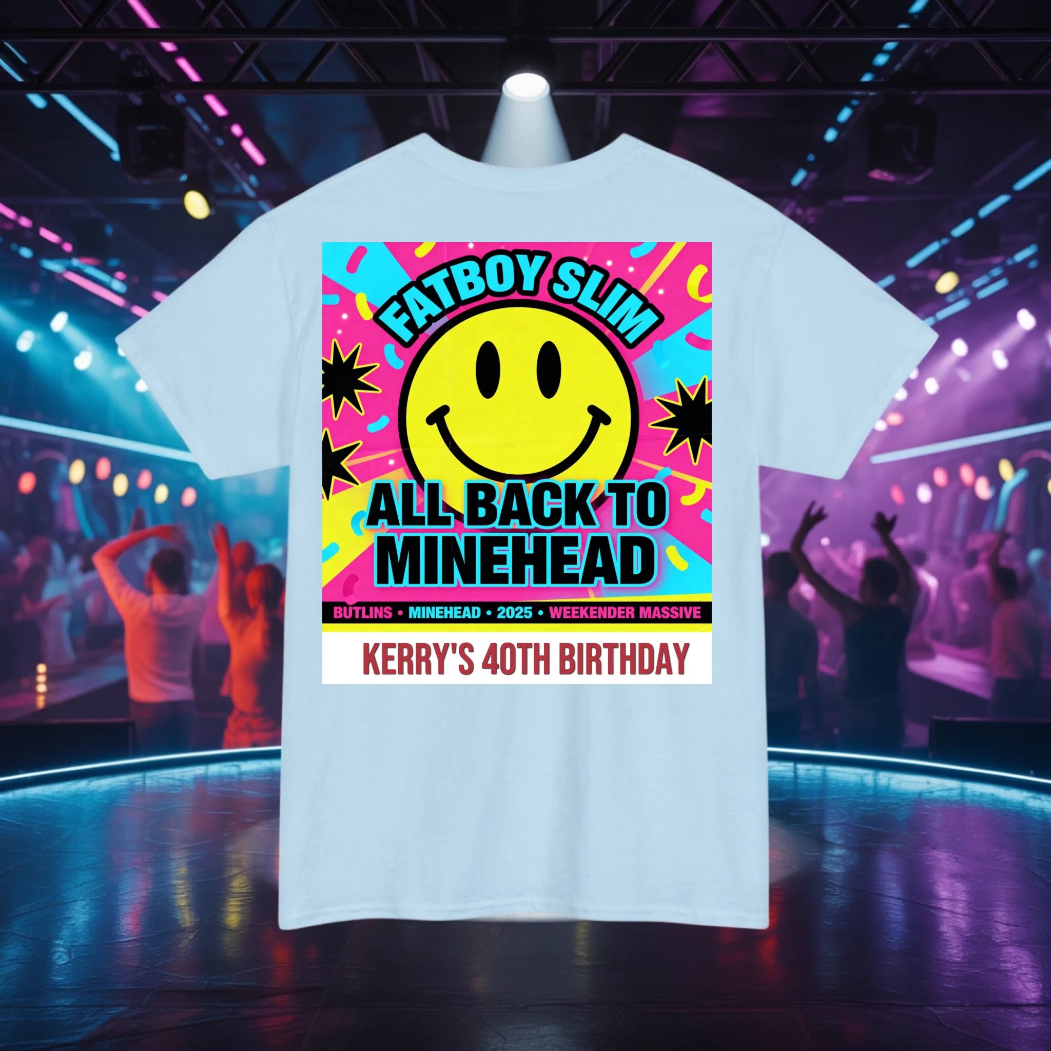 Light Blue T-Shirt Back