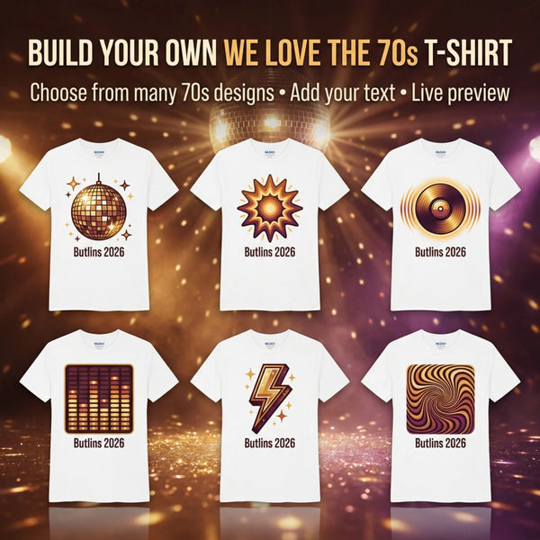 we love the 70s t-shirt hero image