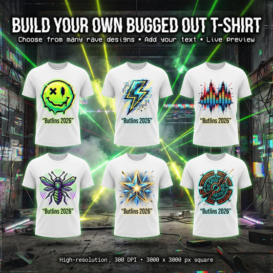 Bugged out t-shirt hero image