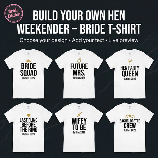 Hen Weekender Bride T-Shirt Hero image