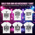Hen Weekender Bridesmaids T-Shirt Hero image