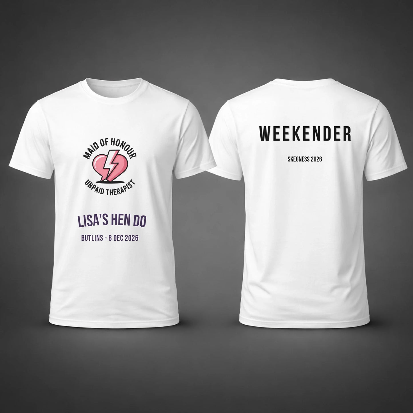 Gildan 64000 Side by Side Front and Back