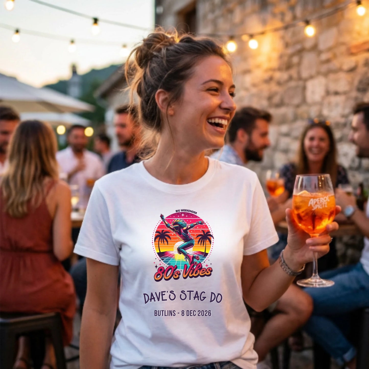 Gildan 64000 White T-Shirt Lifestyle HeroMockup 