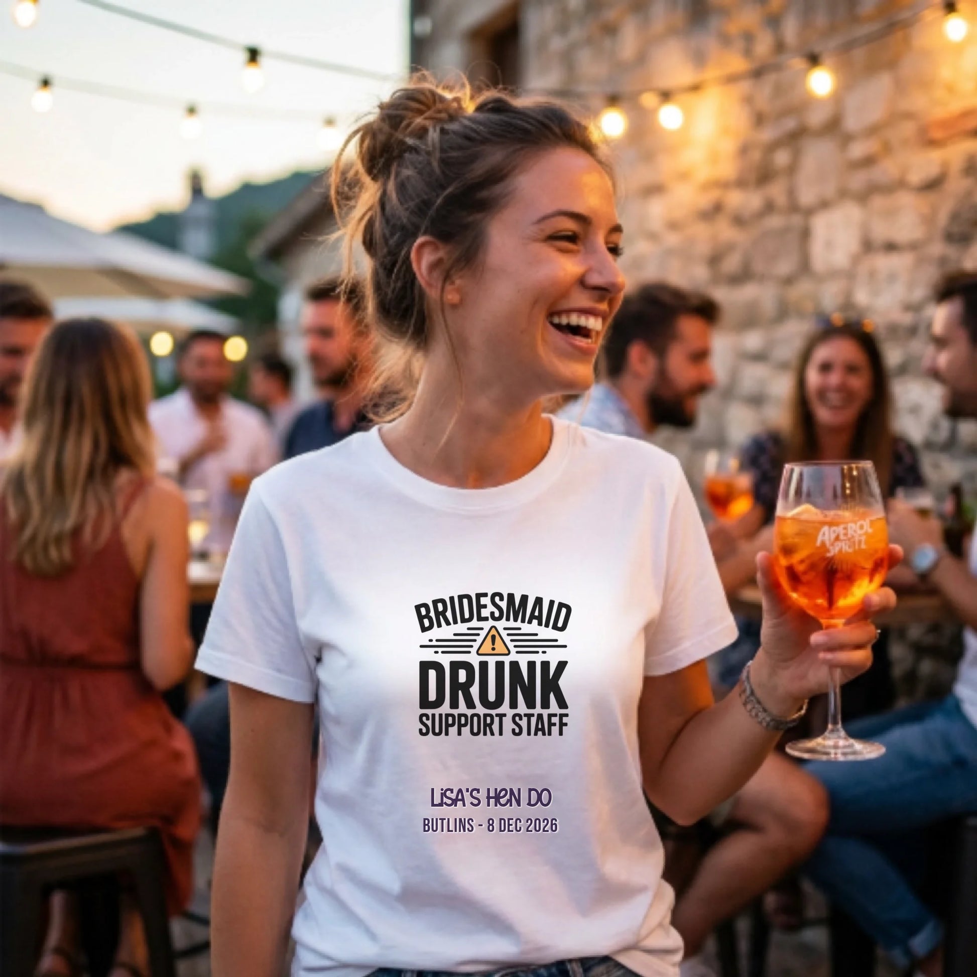 Gildan 64000 White T-Shirt Lifestyle HeroMockup 