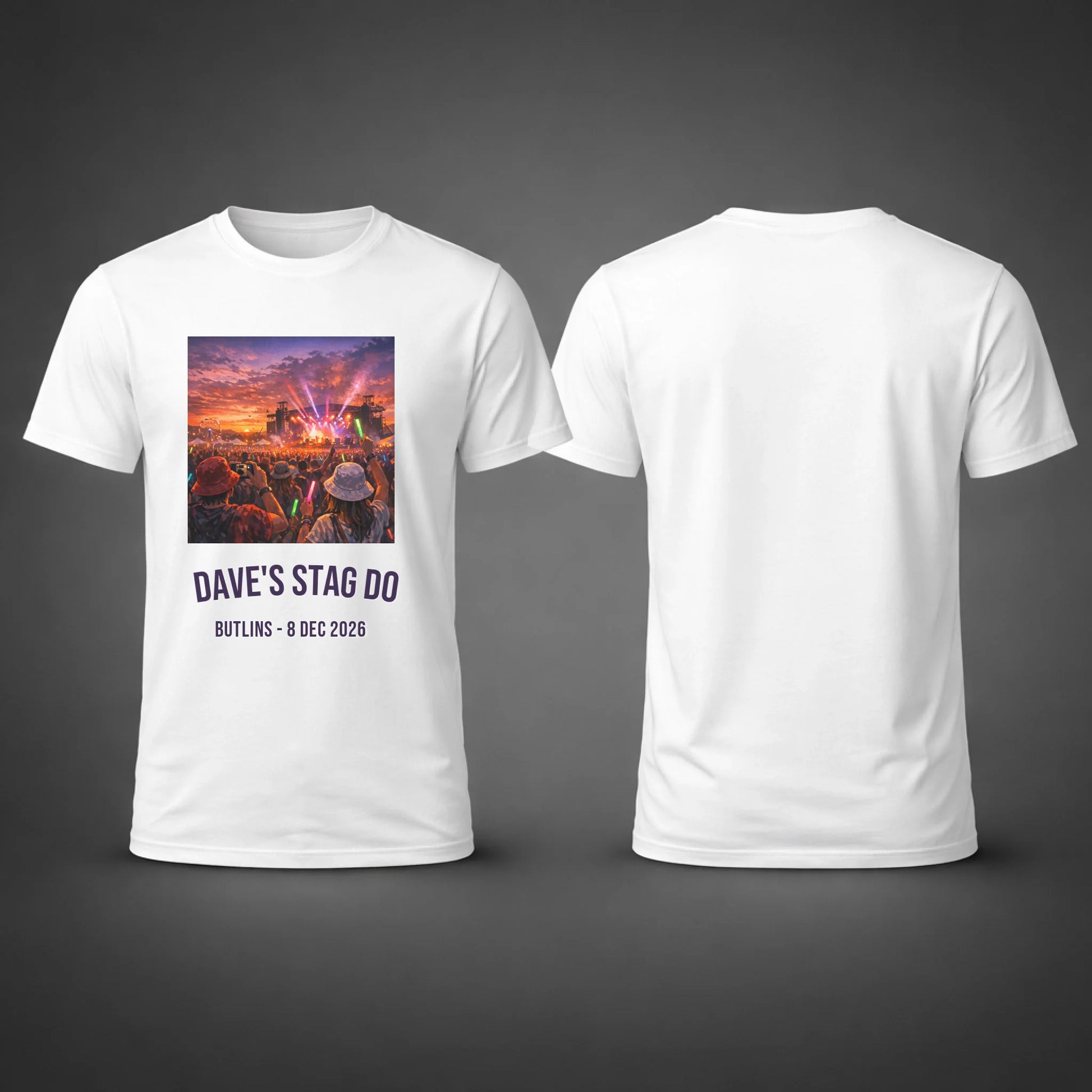 Gildan 64000 Side by Side Front and Back