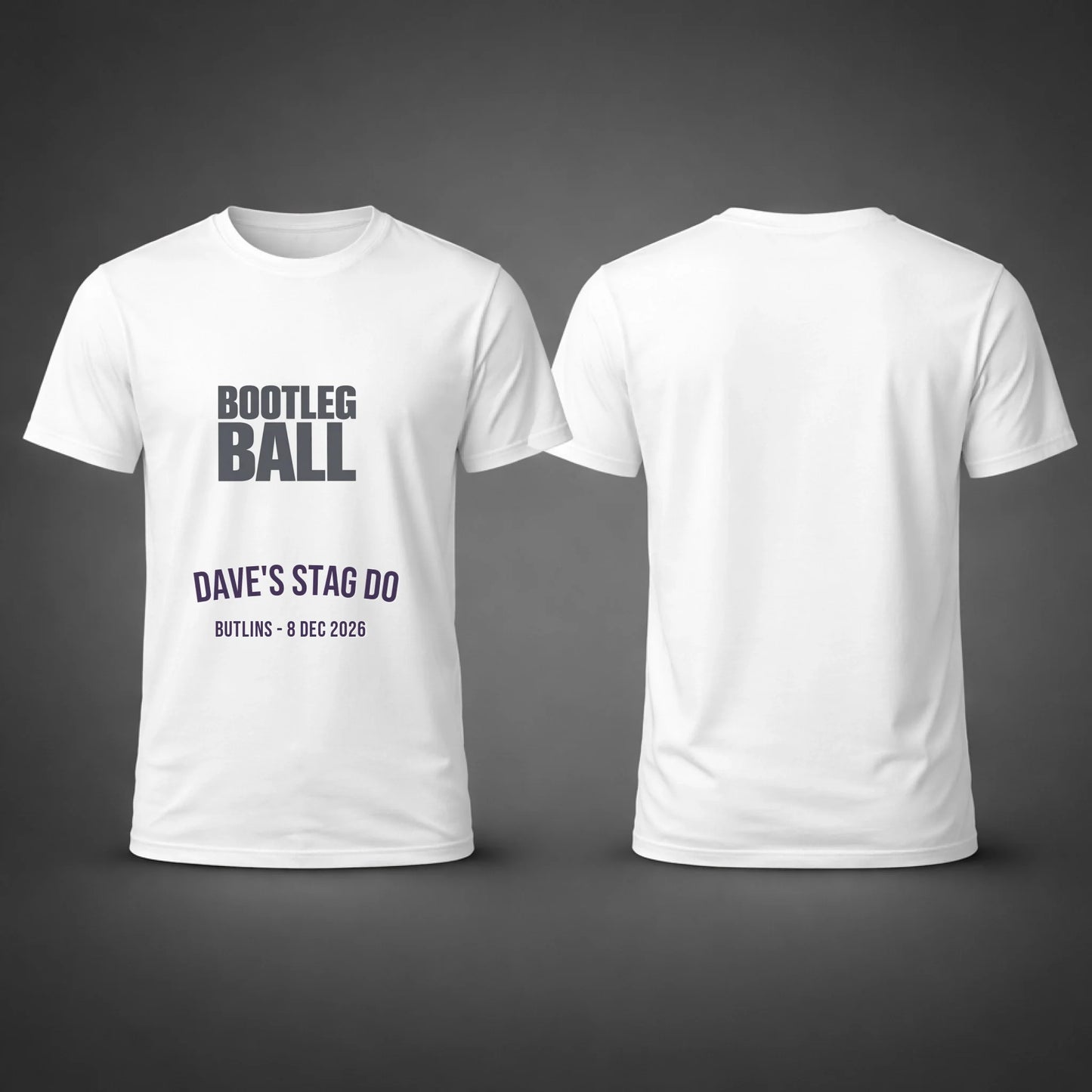 Gildan 64000 Side by Side Front and Back