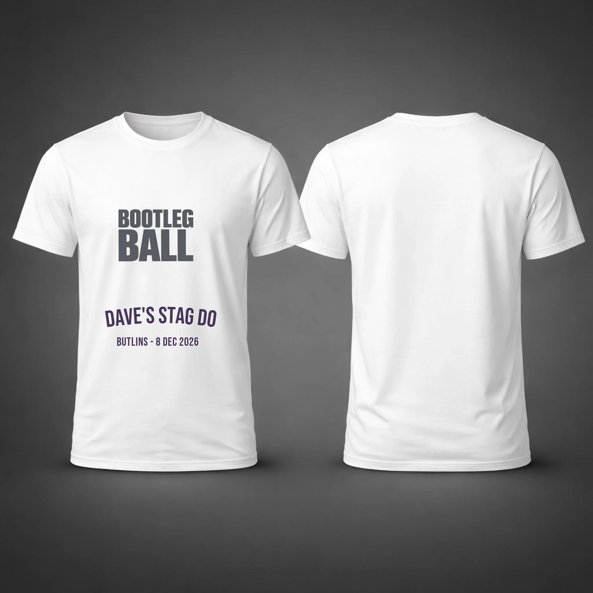 Gildan 64000 Side by Side Front and Back