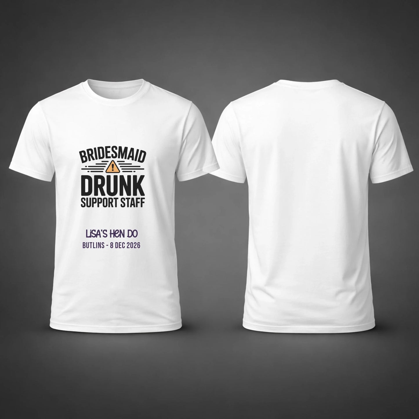 Gildan 64000 Side by Side Front and Back