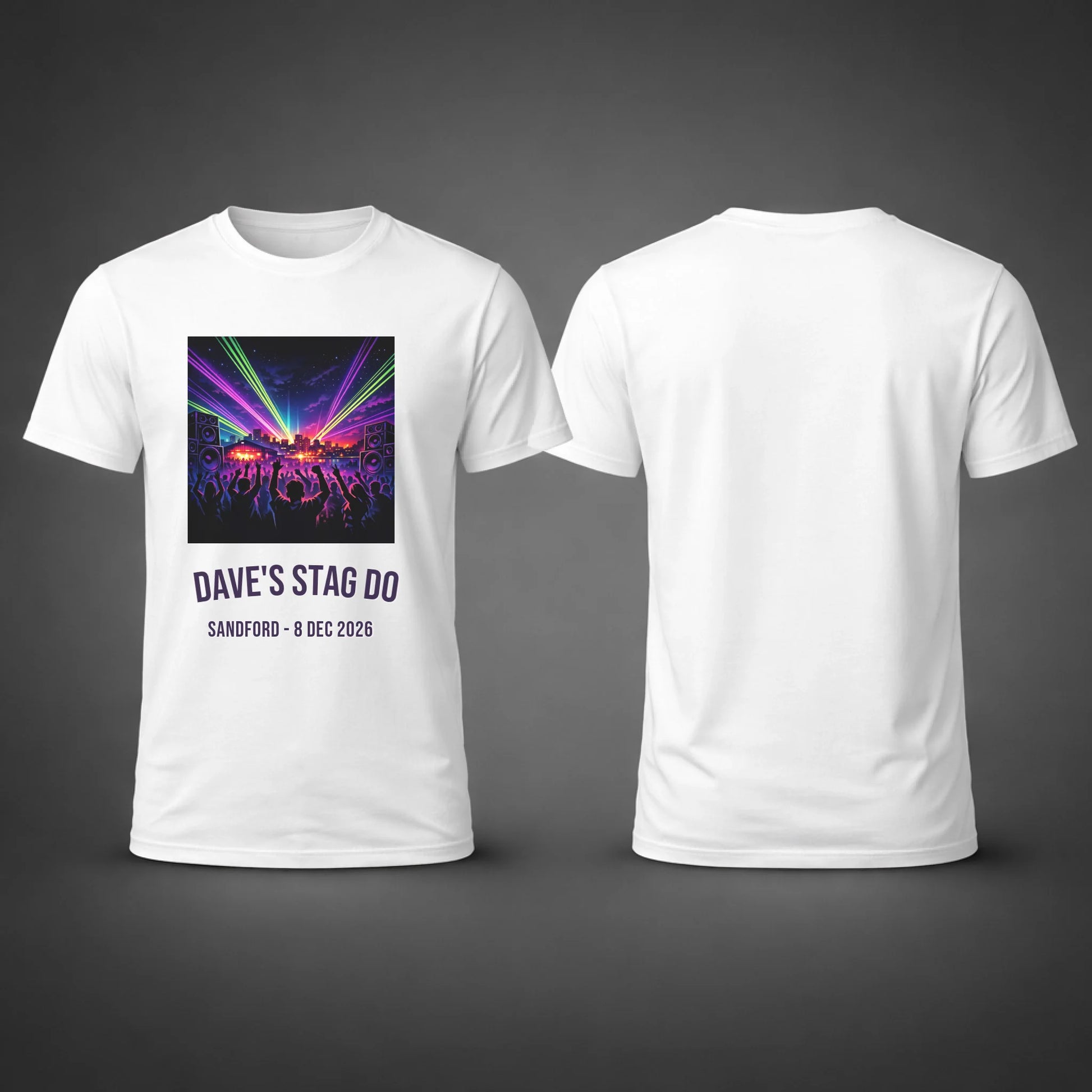 Gildan 64000 Side by Side Front and Back