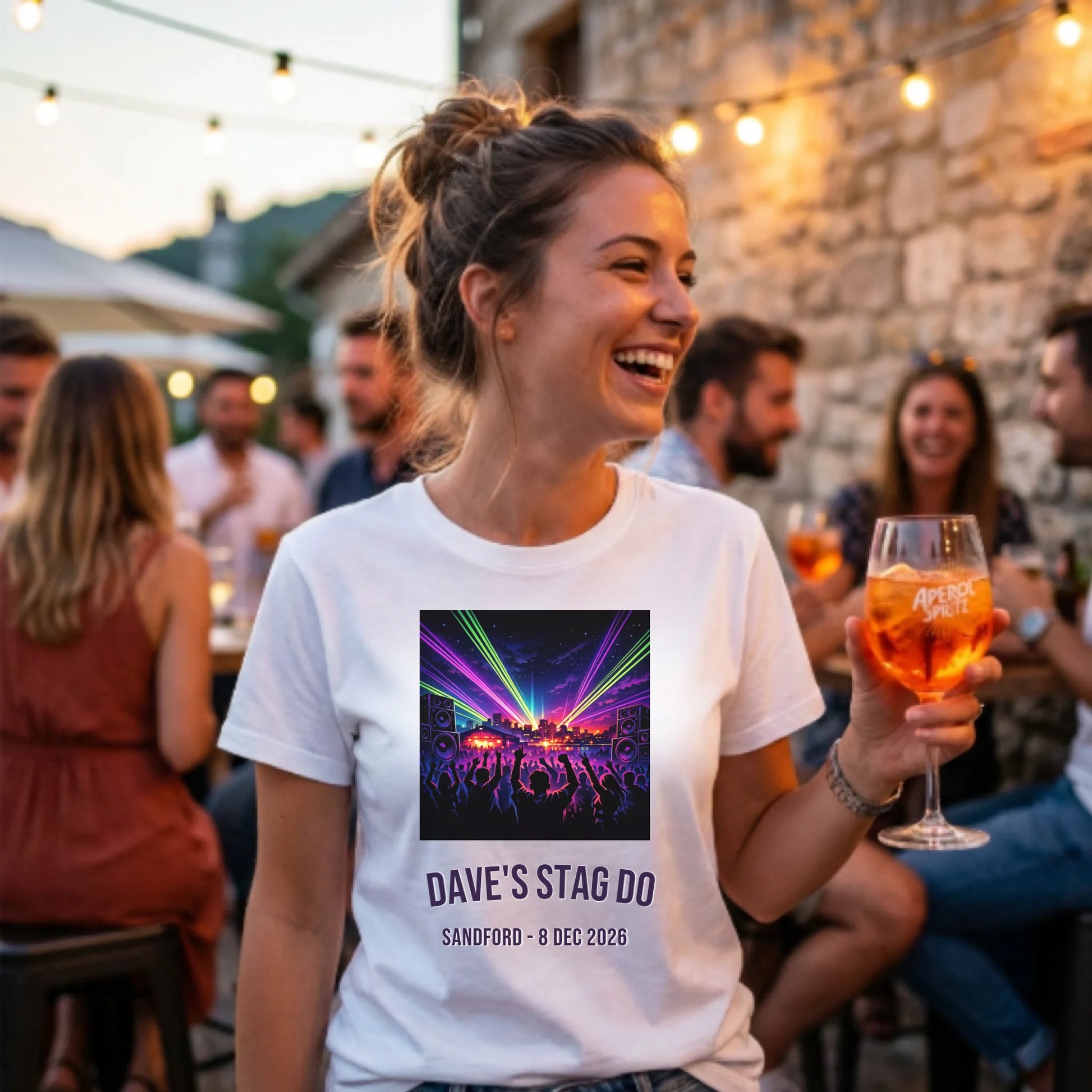 Gildan 64000 White T-Shirt Lifestyle HeroMockup 