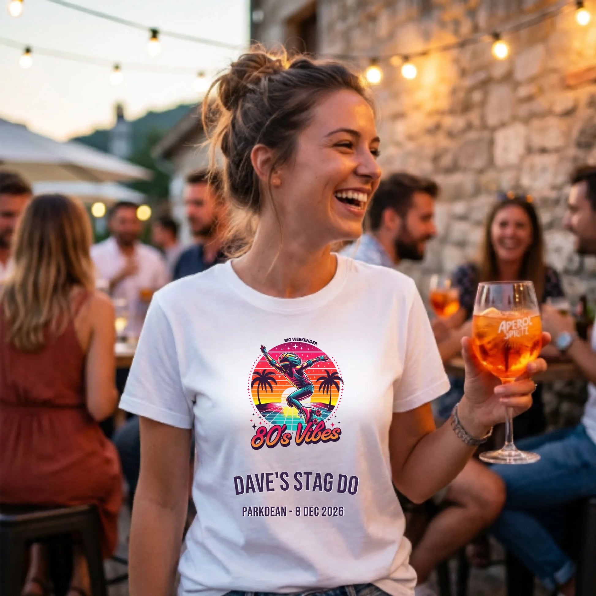 Gildan 64000 White T-Shirt Lifestyle HeroMockup 