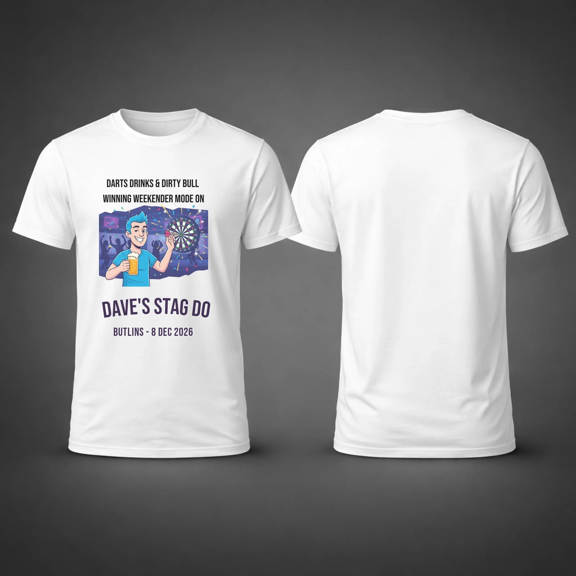 Gildan 64000 Side by Side Front and Back