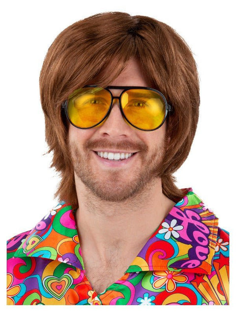 70s Aviator Specs, Yellow Lenses - Adult Weekender