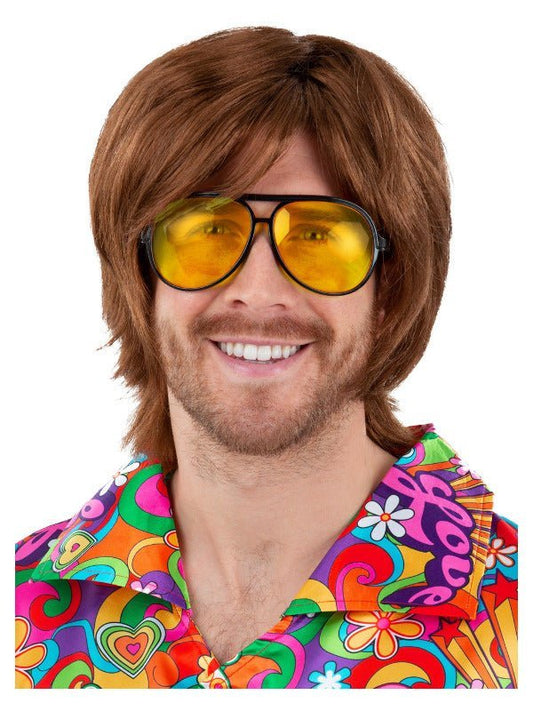 70s Aviator Specs, Yellow Lenses - Adult Weekender