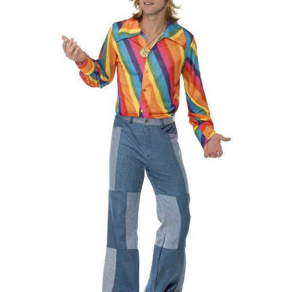 70s Colour Shirt, Rainbow - Adult Weekender