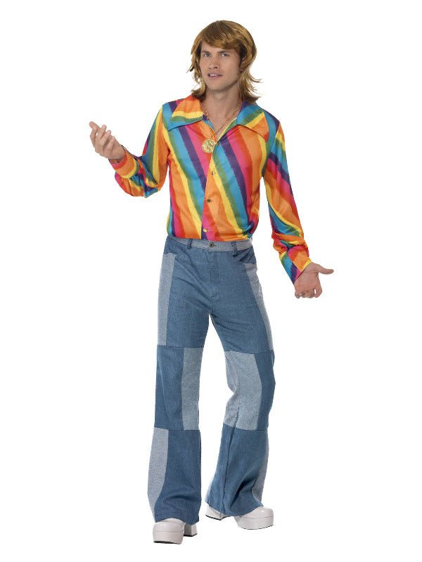 70s Colour Shirt, Rainbow - Adult Weekender
