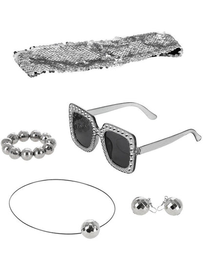 70s Disco Ball Jewellery Kit - Adult Weekender