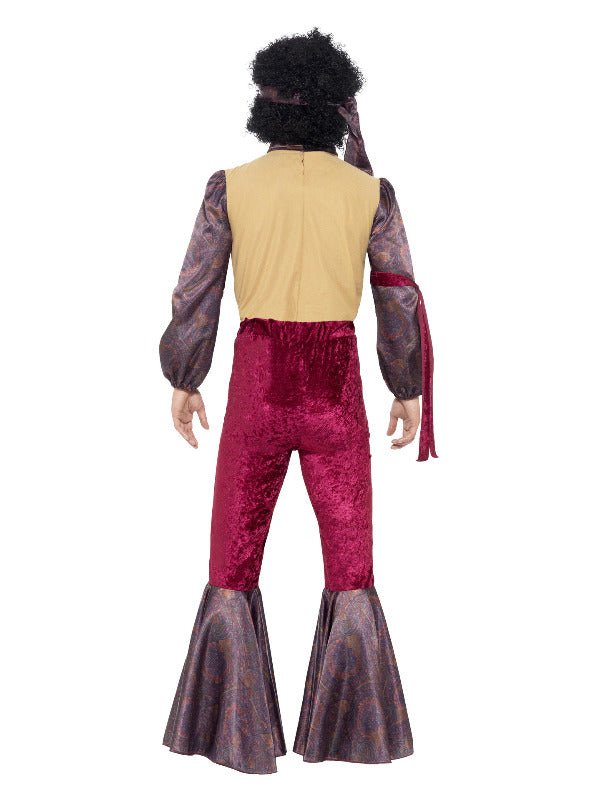 70s Psychedelic Rocker Costume, Purple - Adult Weekender