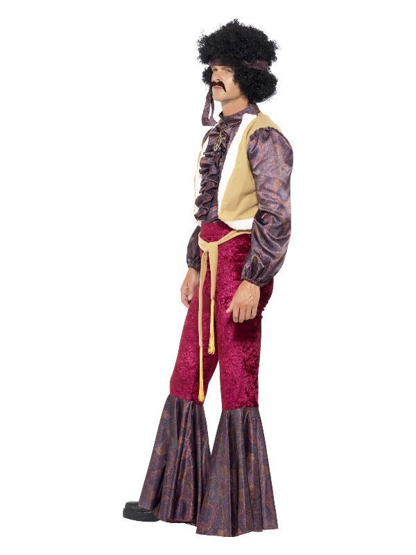 70s Psychedelic Rocker Costume, Purple - Adult Weekender