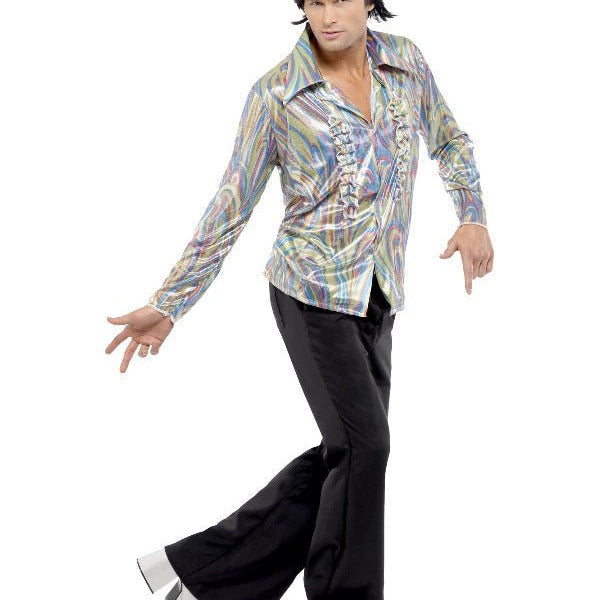 70s Retro Costume, Black - Adult Weekender