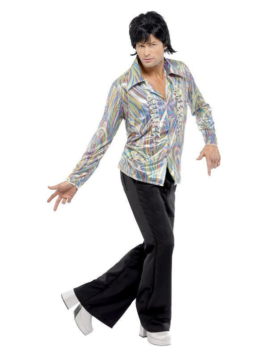 70s Retro Costume, Black - Adult Weekender