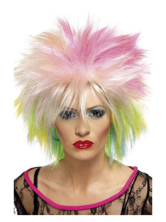 80s Attitude Wig, Multi - Coloured - Adult Weekender