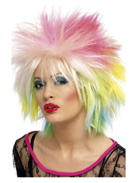 80s Attitude Wig, Multi - Coloured - Adult Weekender