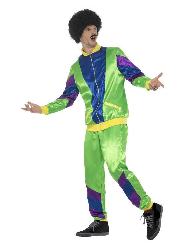 80s Height of Fashion Shell Suit Costume, Male, Gr - Adult Weekender