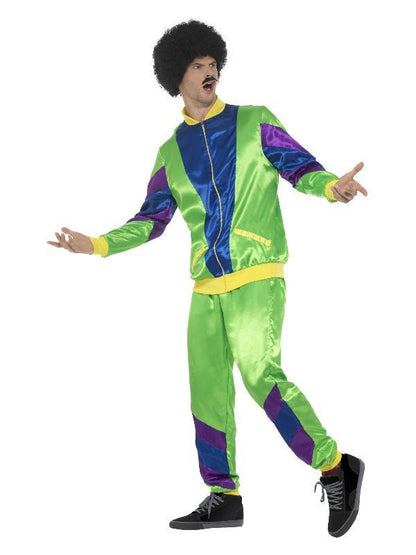 80s Height of Fashion Shell Suit Costume, Male, Gr - Adult Weekender