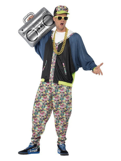 80s Hip Hop Costume, Patterned - Adult Weekender